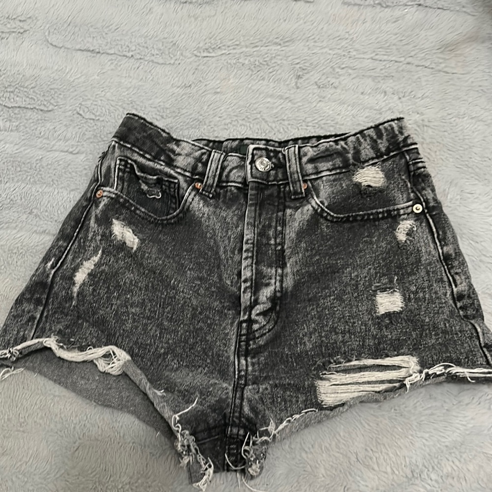 mom jean shorts,size2